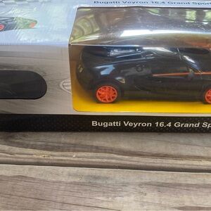 Black/Orange Bugatti Veyron 16.4 Grand Sport Vitesse Licensed RC Works Perfect